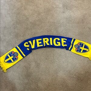 Blue and Yellow Sverige Football club scarf